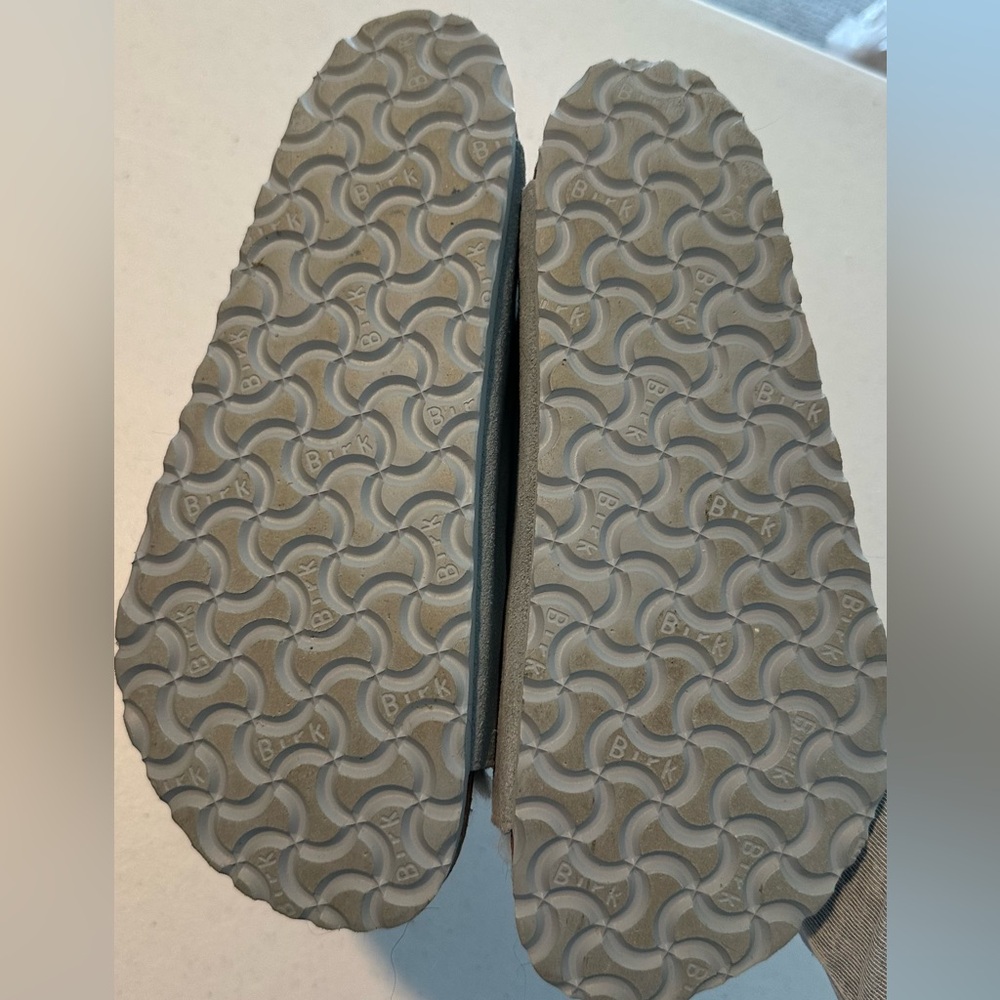 Birkenstock Arizona Shearling Suede Light Blue - Picture 4 of 4